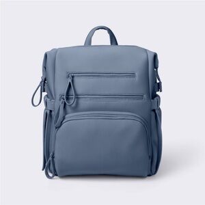 Cloud Island - Boxy Diaper Backpack - Blue - Cloud Island Blue